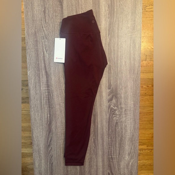 Lululemon Wunder Under Smooth Cover High Rise Tight. Garnet. Maroon.Size 10. - Picture 1 of 12